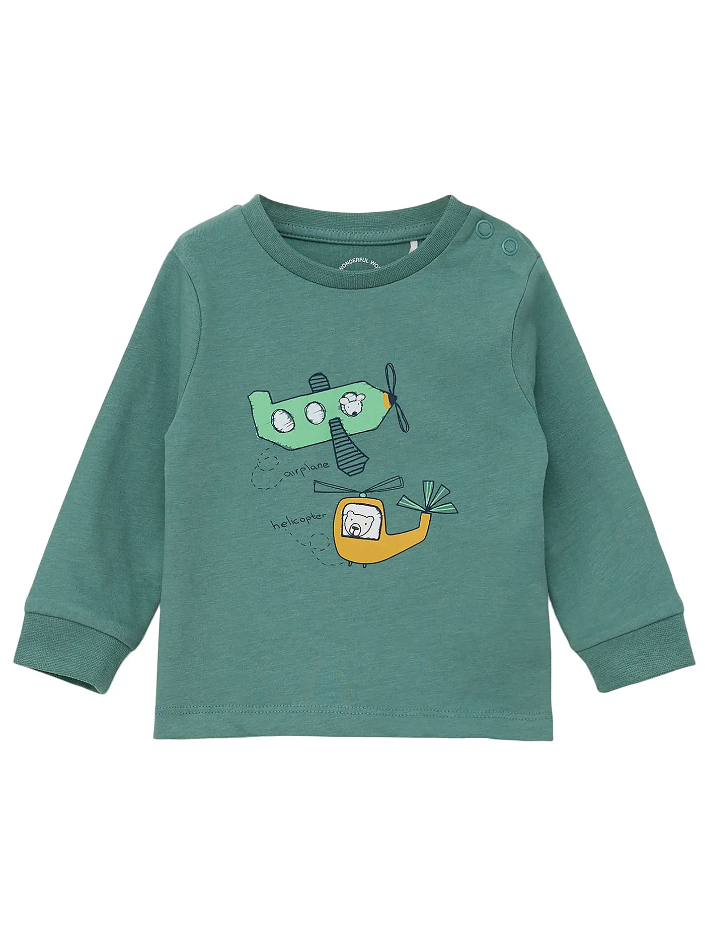 S.OLIVER | Baby Langarmshirt | grün